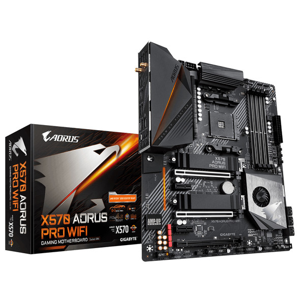 Gigabyte X570 AORUS PRO WIFI motherboard AMD X570 Socket AM4 ATX X570 AORUS PRO WIFI 889523018088