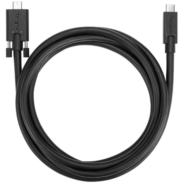 Targus ACC1122GLX USB cable 1.8 m USB 3.2 Gen 1 (3.1 Gen 1) USB C Black ACC1122GLX 092636339319