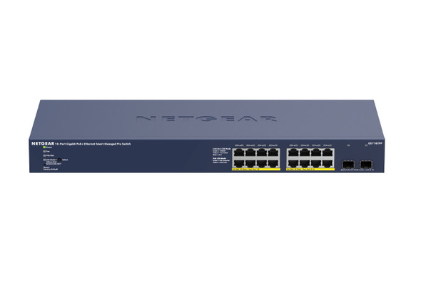 Netgear 18-Port PoE Gigabit Ethernet Smart Switch (GS716TPP) GS716TPP-100NAS 606449149494