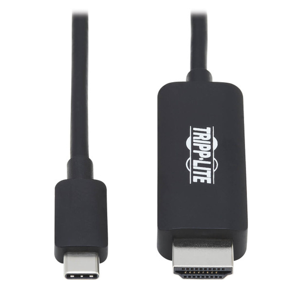 Tripp Lite U444-003-HBE USB-C to HDMI Adapter Cable (M/M), 4K, 4:4:4, Thunderbolt 3 Compatible, Black, 3 ft. (0.9 m) U444-003-HBE 037332253873