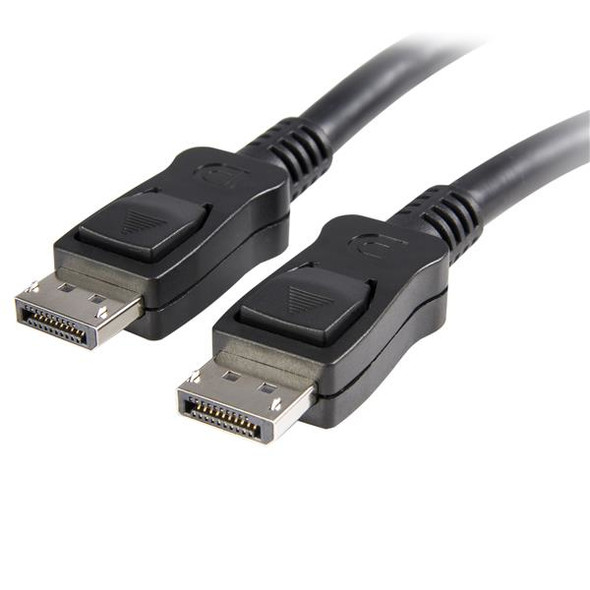 StarTech.com 25ft (7m) DisplayPort Cable - 2560 x 1440p - DisplayPort to DisplayPort Cable - DP to DP Cable for Monitor - DP Video/Display Cord - Latching DP Connectors - HDCP & DPCP DISPLPORT25L 065030834995