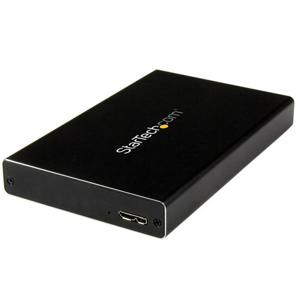 StarTech.com USB 3.0 Universal 2.5in SATA III or IDE Hard Drive Enclosure with UASP - Portable External SSD / HDD UNI251BMU33 065030859226