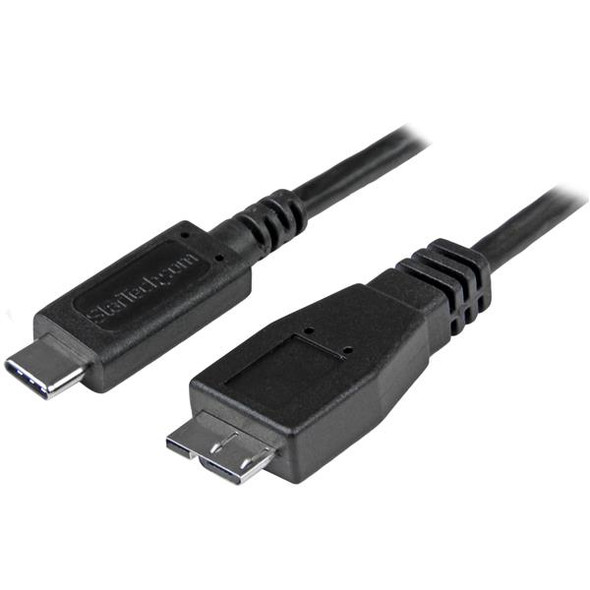 StarTech.com USB-C to Micro-B Cable - M/M - 1m (3ft) - USB 3.1 (10Gbps) USB31CUB1M 065030860772