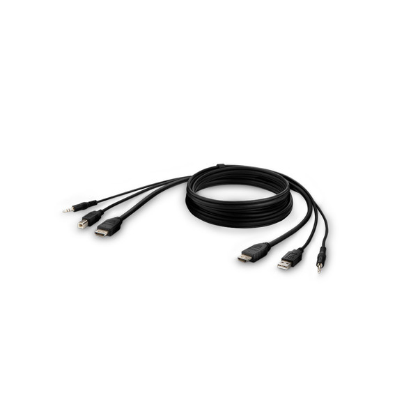 Belkin F1DN1CCBL KVM cable Black 1.8 m F1DN1CCBL-HH6t 745883773268