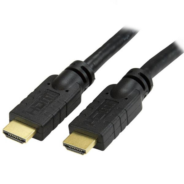 StarTech.com 20ft HDMI Cable - 4K High Speed HDMI Cable with Ethernet - 4K 30Hz UHD HDMI Cord - 10.2 Gbps Bandwidth - HDMI 1.4 Video / Display Cable M/M 28AWG - HDCP 1.4 - Black HDMIMM20HS 065030842662