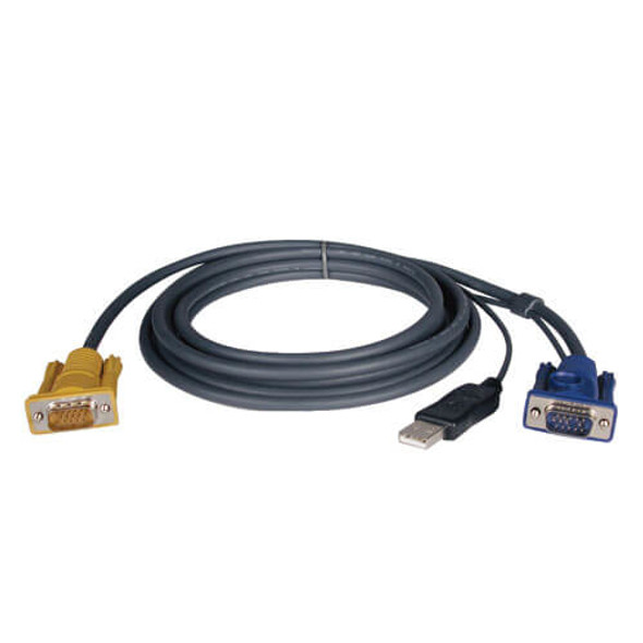 Tripp Lite P776-006 USB (2-in-1) Cable Kit for NetDirector KVM Switch B020-Series and KVM B022-Series, 6 ft. (1.83 m) P776-006 037332121936