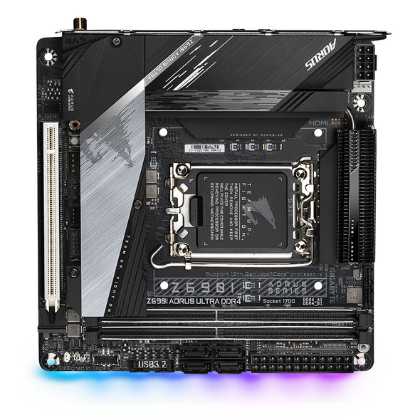 Gigabyte Z690I AORUS ULTRA DDR4 motherboard Intel Z690 Express LGA 1700 Micro ITX Z690I AORUS ULTRA DDR4 889523030004