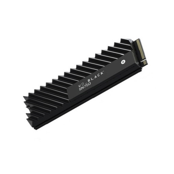 Western Digital SSD WDS500G3XHC 500GB M.2 PCIE SN750 w heatsink WD Black