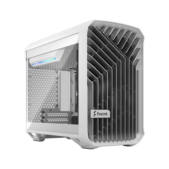 Fractal Design Case FD-C-TOR1N-03 Torrent Nano White Tempered glass Clear Tint Mini-ITX Retail