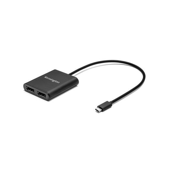Kensington USB-C to Dual DisplayPort 1.2 Video Adapter K38280WW 085896382805