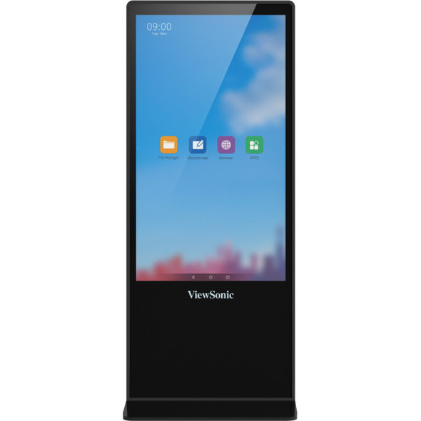 Viewsonic EP5542T signage display Totem design 139.7 cm (55") LED 450 cd/m² 4K Ultra HD Black Touchscreen Android 8.0 EP5542T 766907006902