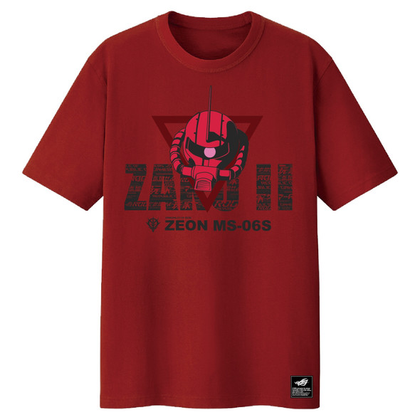 ASUS OT CT1007 ROG X GD ACI RD M ROG T-Shirt ZAKU II Glow-In-The-Dark Print