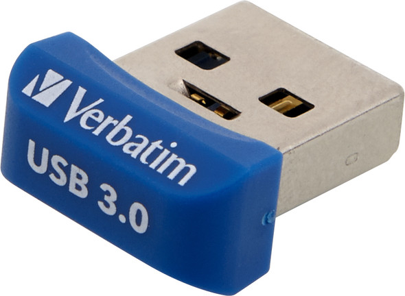 Verbatim Store 'n' Stay NANO - USB 3.0 Drive 64 GB - Blue 39384