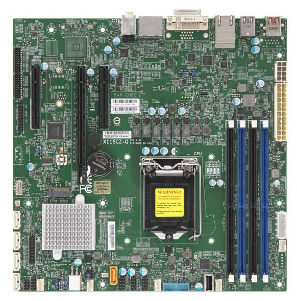 Supermicro MB MBD-X11SCZ-Q-B Ci7 i5 i3 S1151 Q370 PCIE SATA uATX Bulk Pack