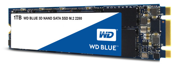 Western Digital SSD WDS100T2B0B 1TB M.2 2280 SATA III 6Gb s Blue 3D NAND RTL