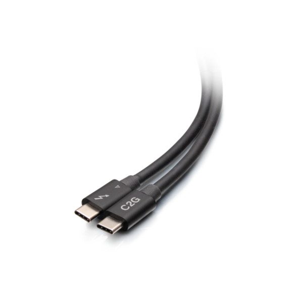 C2G 2.5ft (0.8m) Thunderbolt 4 USB-C Cable (40Gbps) C2G28886 757120288862