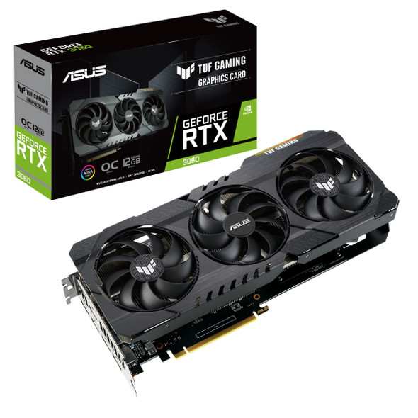 ASUS TUF Gaming TUF-RTX3060-O12G-GAMING NVIDIA GeForce RTX 3060 12 GB GDDR6 TUF-RTX3060-O12G-GAMING 195553050258