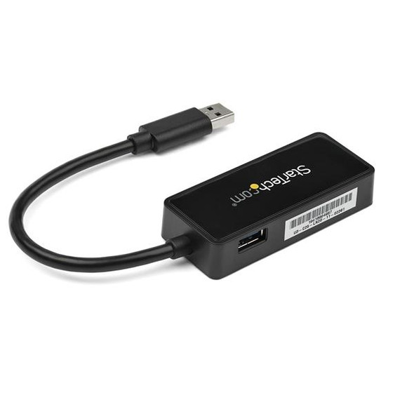 StarTech.com USB 3.0 to Gigabit Ethernet Adapter NIC w/ USB Port - Black USB31000SPTB 065030851893