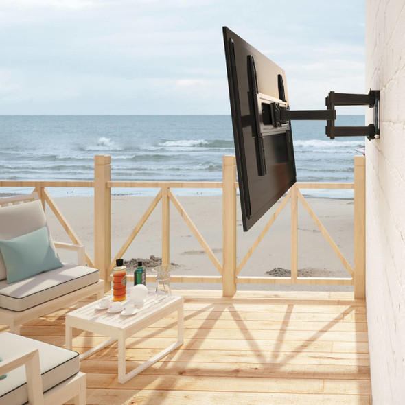 Tripp Lite DWM3780XOUT Outdoor Full-Motion TV Wall Mount with Fully Articulating Arm for 37” to 80” Flat-Screen Displays DWM3780XOUT 037332258793