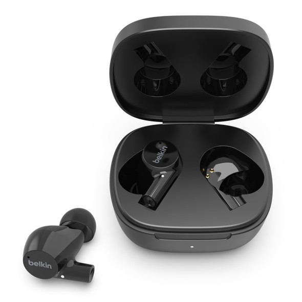 Belkin AUC004BTBK headphones/headset True Wireless Stereo (TWS) In-ear Bluetooth Black AUC004BTBK 745883824908