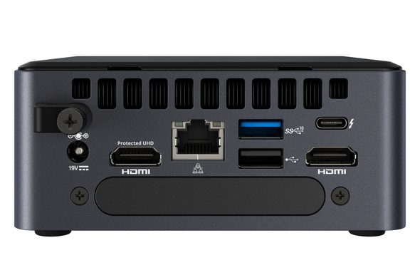 Intel NUC BKNUC8I3PNH PC/workstation barebone 0.69L sized PC Black BGA 1528 i3-8145U 2.1 GHz BKNUC813PNH 735858438612