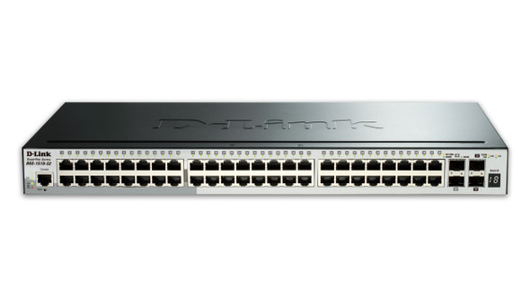D-Link DGS-1510-52X network switch Managed L3 Gigabit Ethernet (10/100/1000) 1U Black DGS-1510-52X 790069406065
