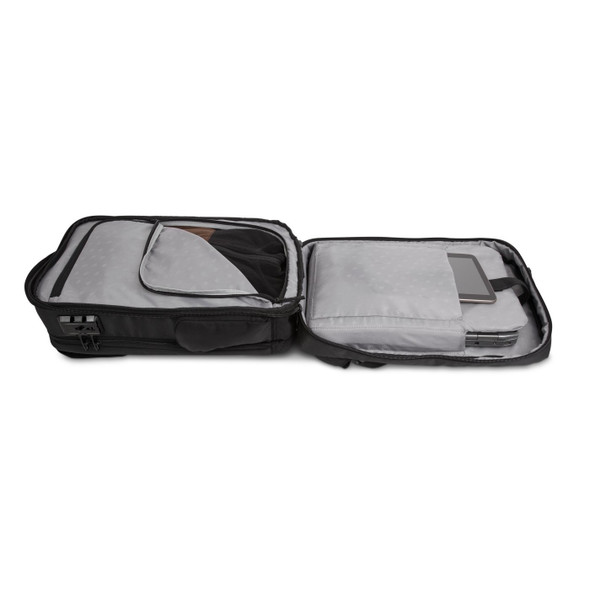 Kensington AC K98618WW SecureTrek 17 Overnight Backpack Black Retail