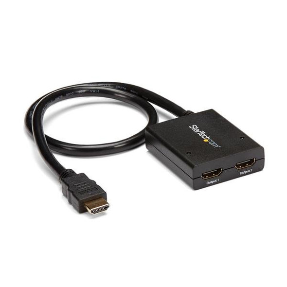 StarTech ST122HD4KU 4K HDMI 2PT Video Splitter 1x2HDMI Powered by USB POW ADP