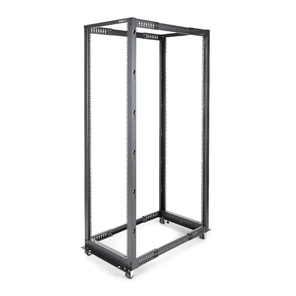 Startech 4POSTRACK42 42U Adjustable Depth Open Frame 4Post Server Rack Cabinet