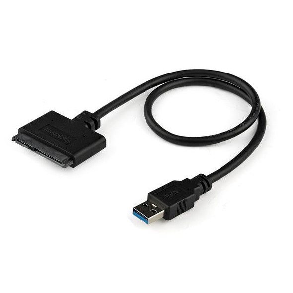 StarTech USB3S2SAT3CB USB3.0 to 2.5 SATA III Hard Drive Adapter Cable w  UASP