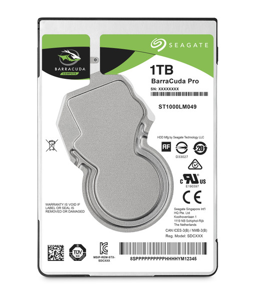 Seagate Barracuda Pro 2.5" 1000 GB Serial ATA III 39578