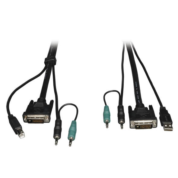 Tripp-Lite CBL P759-015 15ft DVI USB  Audio KVM Cable Kit Retail