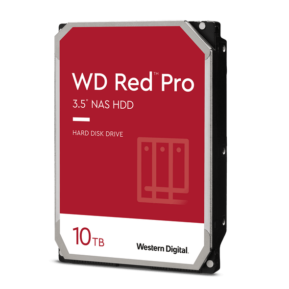 WD Red Pro Hard Drive 10TB NAS 7200 RPM 256M 39684