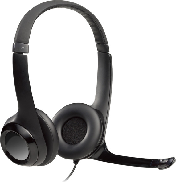 Logitech Headphone ClearChat Comfort USB 8ft Cable Noise Cancelling Microphone