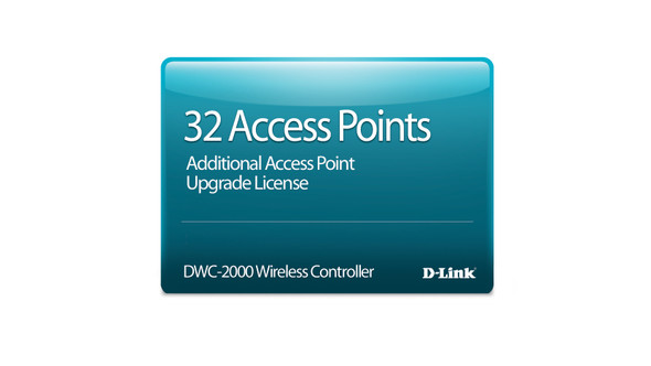 D-Link DWC-2000-AP32-LIC 32 Access Point License for DWC-2000 Retail