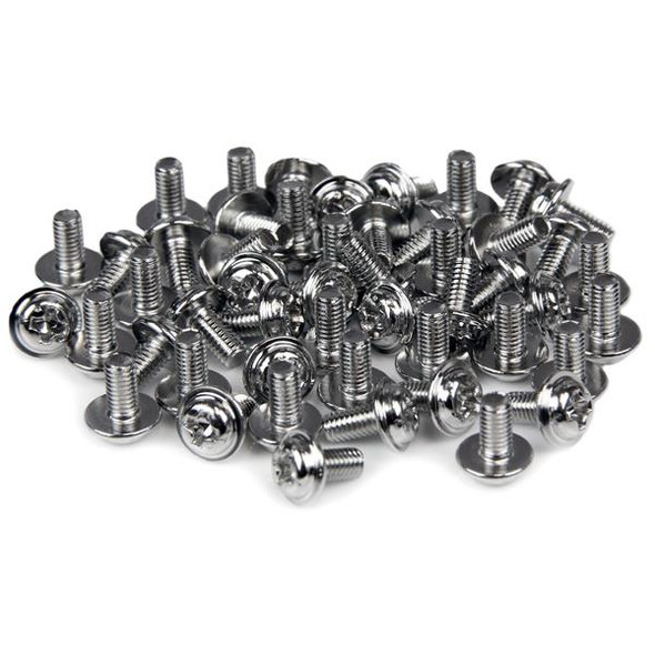 StarTech SCREWM3 PC Mounting Computer Screws M3 x 1 4 Long Standoff 50PK RTL