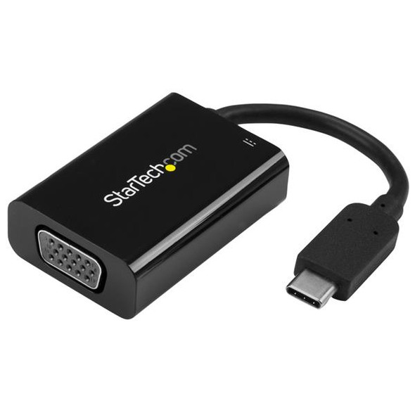 StarTech Accessory CDP2VGAUCP USB-C to VGA Video Adapter w USB Power Delivery