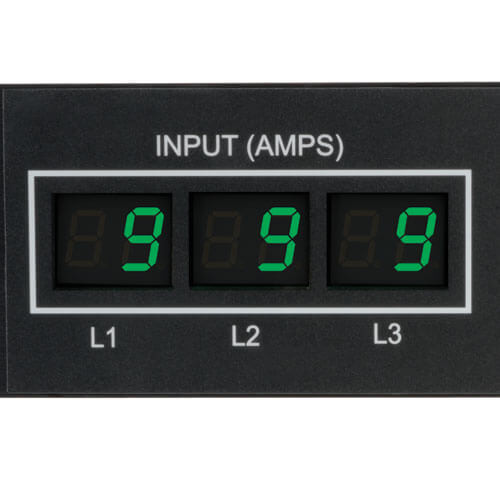 Tripp-Lite PDU3MV6L2130 ZeroU 3-Phase Metered 208 120V 8.6 Kw 36xC13 6xC19 RTL