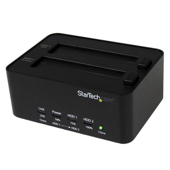 StarTech SATDOCK2REU3 USB3.0 to 2.5 3.5 SATA Hard Drive Docking Station RTL