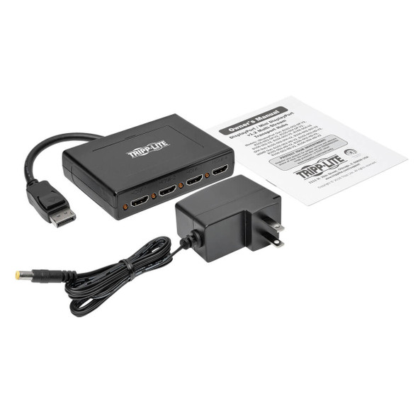 Tripp Lite B156-004-HD-V2 4PT DP 1.2 to HDMI Multi-Stream Transport MST Hub