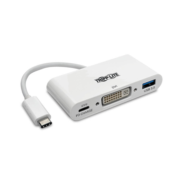 Tripp-Lite AC U444-06N-DU-C USB-C t DVI Adapter Thunderbolt3 1080p Retail