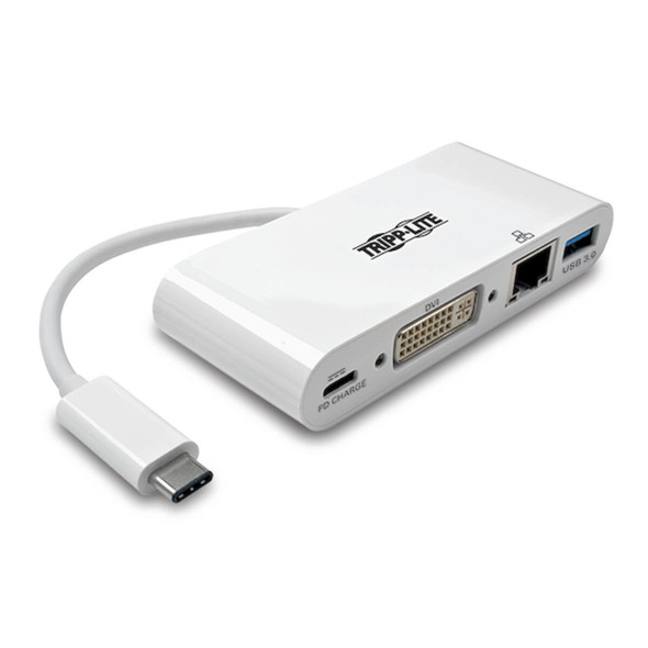 Tripp-Lite AC U444-06N-DGU-C USB-C t DVI ADT w USB-A USB-C PD Thunderbolt3
