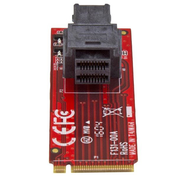 StarTech AC M2E4SFF8643 U.2 to M.2 PCIE 3.0 Adapter Card f 2.5NVMe SSD Retail