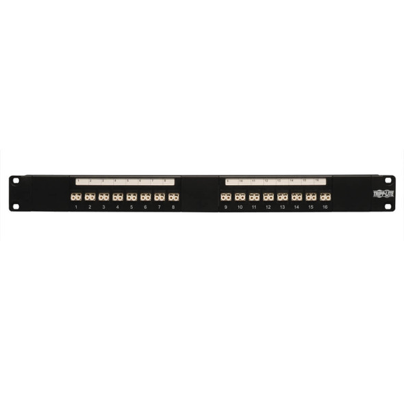 Tripp-Lite AC N490-016-LCLC 16PT Fiber Patch Panel 1U Multimode or Singlemode