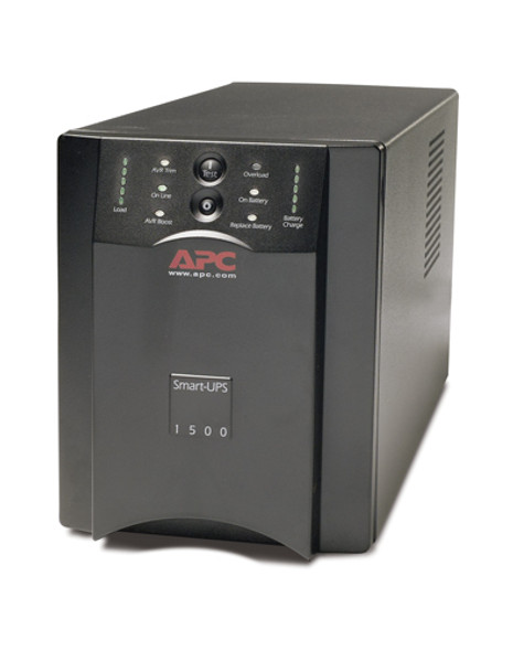 APC UPS SUA1500X93 Smart-UPS 1400VA RS-232 USB 120V 980W Black Brown Box