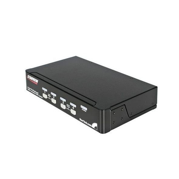 Startech Network SV431DUSB 4Port 1U RackMount USB PS 2 KVM Switch with OSD