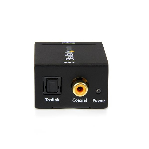 StarTech Accessory SPDIF2AA SPDIF Toslink to Stereo RCA Audio Converter Retail