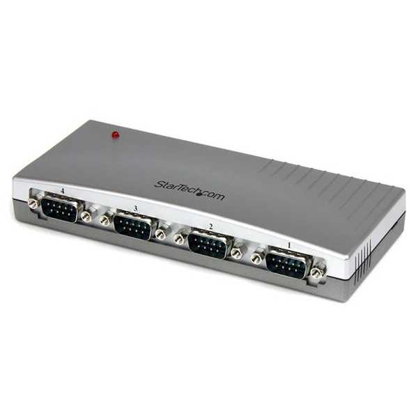 Startech ICUSB2324 4 Port USB to RS232 Serial DB9 Adapter Hub Retail