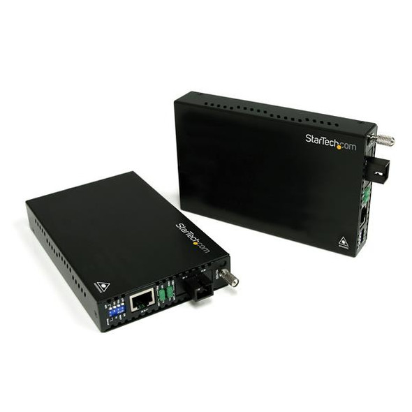 StarTech ET90110WDM2 Single Mode WDM Fiber Media Converter Kit SC 20km Retail
