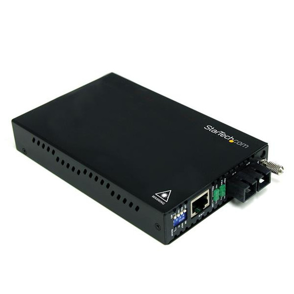 StarTech ET90110SM302 10 100Mbps Single Mode Fiber Media Converter SC 30km RTL